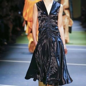 Brand New Celine 3/4 length Navy Dress